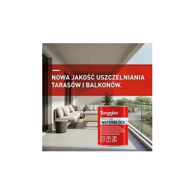 TORGGLER WATERBLOCK - Bezbarwny uszczelniacz rozpuszczalnikowy do gresu, ceramiki, drewna, klinkieru, kamienia - 1 L